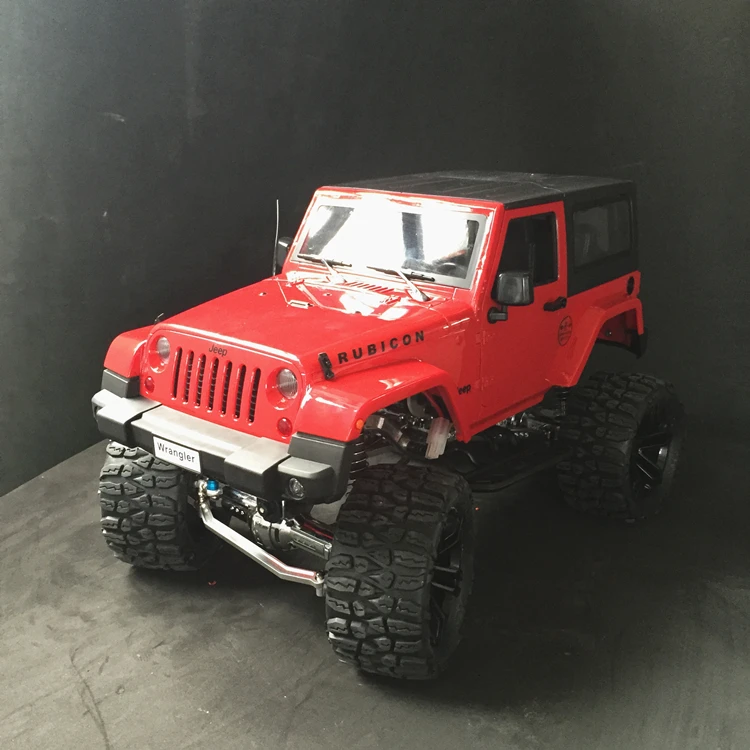 1/10 RC весы Монстр Рок Гусеничный 4X4 грузовик с JK красный корпус RTR, 2,4 г