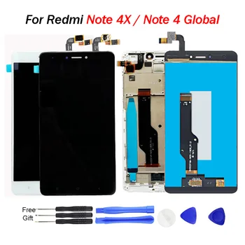 

LCD For Xiaomi Redmi Note 4X Display Touch Screen Digitizer Assembly Frame for Redmi Note 4X 4 X Lcd Screen