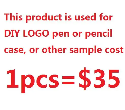 

[4Y4A] 1pcs DIY LOGO PEN or Pencil case Sample cost