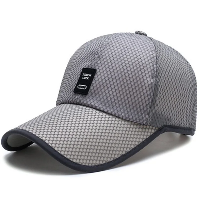 Открытый Спорт шляпа, солнцезащитный козырек быстросохнущая Running шапки для Для мужчин регулируемый Обувь с дышащей сеткой шапки