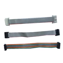 Набор из 10 шт., светодиодный дисплей, кабель для передачи данных, 16 p, короткий кабель для комнатный, уличный, светодиодный модуль, 50 см плоский кабель, можно настроить