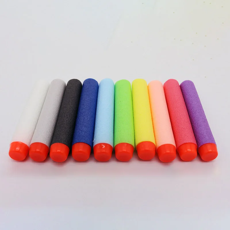 

50 pcs Refill Soft Bullets Dart For N-strike Elite Series Blasters 7.2cm Eva Soft Bullet For Kids Gun Toy