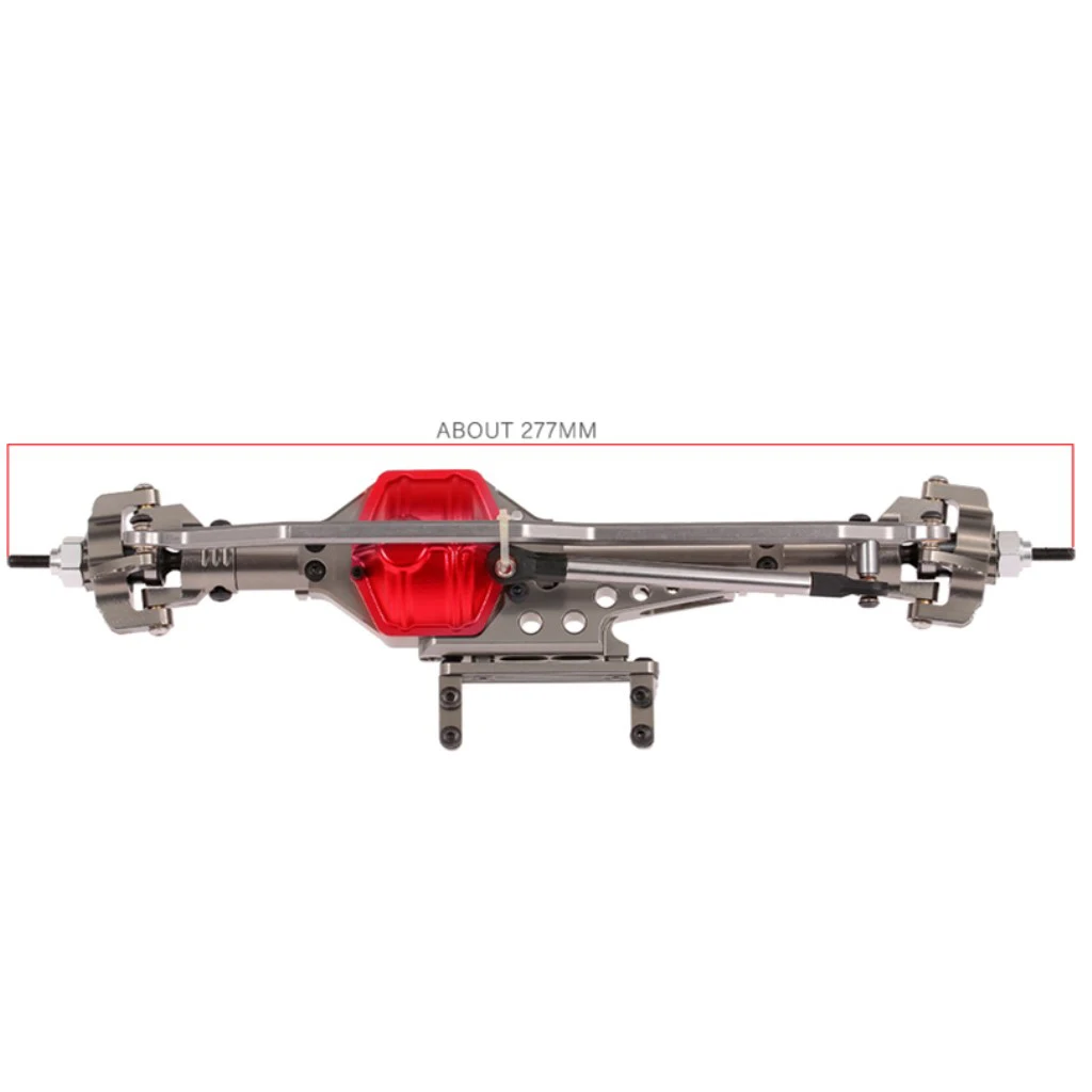 Metal RC Car Front Wheel Axle for 1:10 Axial Wraith, RC Truck, Replacement Parts