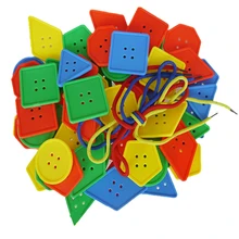 1 комплект, для детей, пазлы с закругленными углами логическая игра Montessori игрушки для детей резьбы пуговицы развивающие IQ игры зрительно-моторную тренировочный подарок