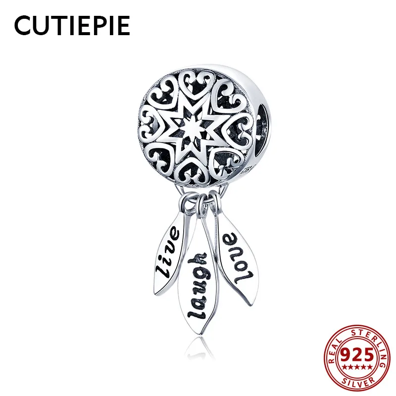 CUTIEPIE оригинальный дизайн жизнь это настоящие DIY бусины стерлингового серебра 925