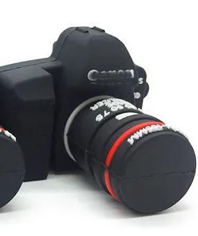USB 2.0 Usb в форме камеры флэш-накопитель 32 ГБ флэш-накопитель Usb 2,0 флэш-накопитель 4 GB/8 gb/16 gb/32 gb/64 gb 128 ГБ флешка, подарок - Цвет: USB 2.0