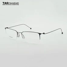 Летние новые брендовые модные очки с оптической оправой мужские компьютерные титановые оправы очки от близорукости Креативный дизайнер