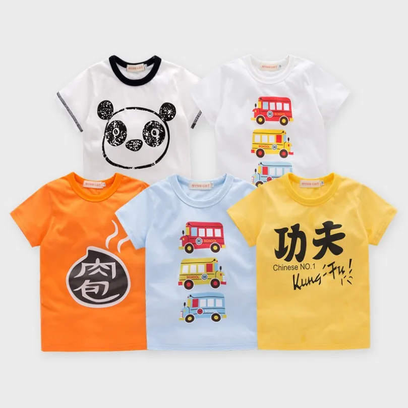 

Classic Brief Style Cartoon Boy T-Shirt 3062