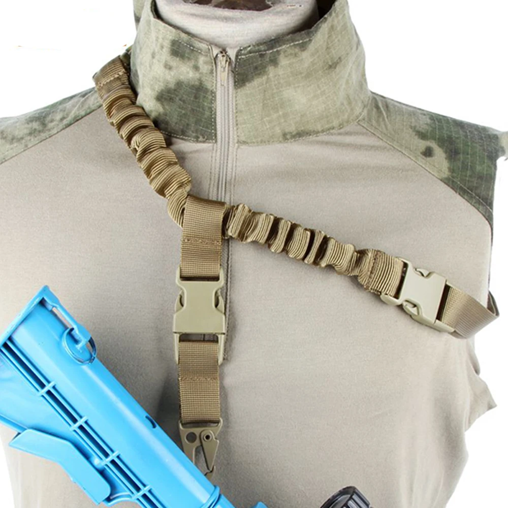Airsoft Nylon Single Point Gun Sling Strap Swivel Hunting System