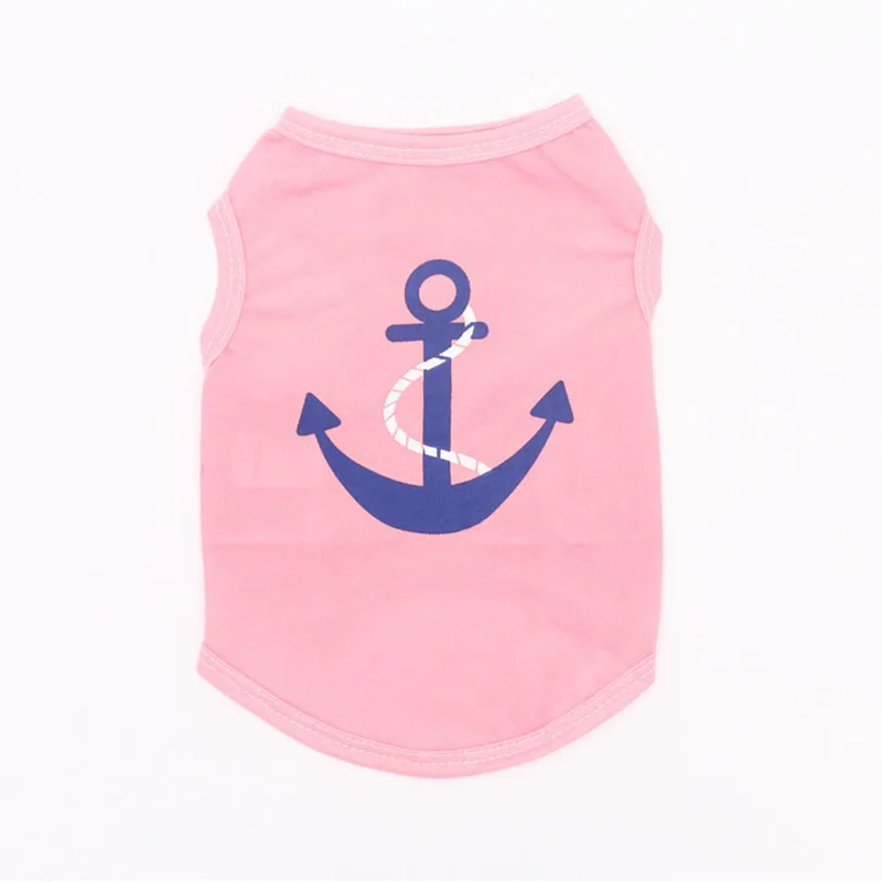 Thin & Breathable Polyester Pet Clothes for Small Dogs Cats Cute Puppy Dog Cat Vest Shirt T-shirt in Spring and Summer4