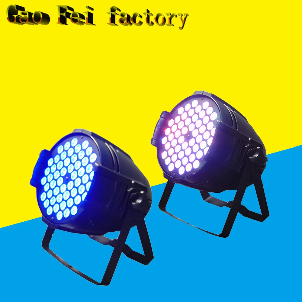 

54x3w par led ce rohs cheap dmx lighting rgb led 54 3w par light (2pcs/lot)