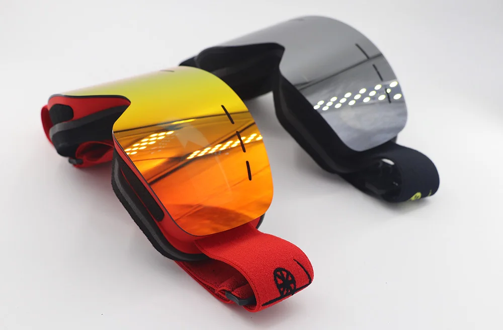 Противотуманные двухслойные линзы для катания на лыжах очки для сноуборда лыжные очки зимние lunette de ski homme мужские и женские зимние лыжные очки