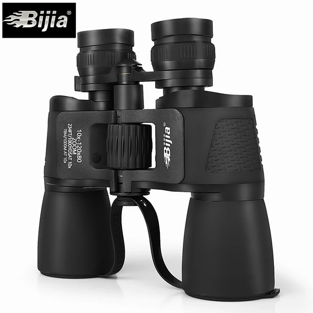 BIJIA 10-120X80 long range zoom hunting Telescope professional binoculars high definition waterproof