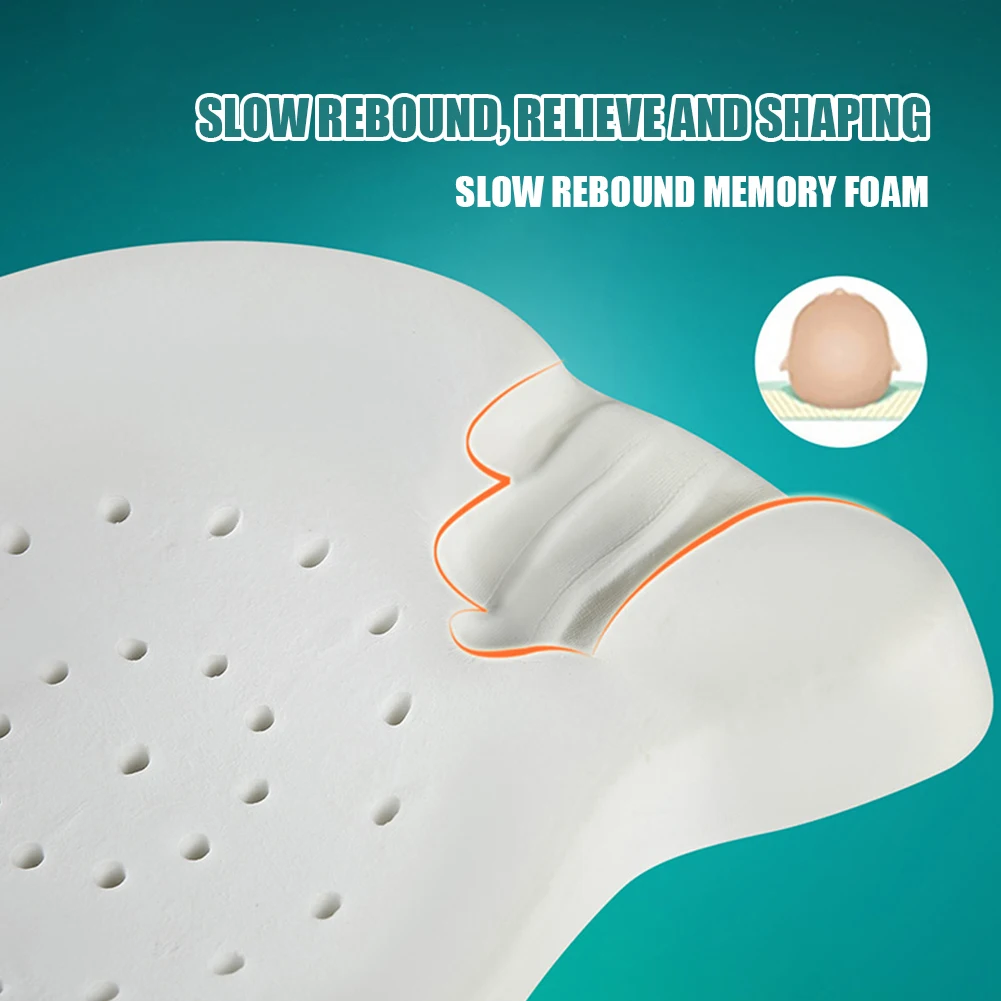 Голову формирование подушка Memory Foam Подушки для детей новорожденных и младенцев плоский Детские формирование подушки новорожденных