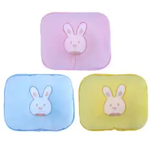 Подушка для новорожденных Детские позиционер младенческой предотвратить плоский кролик рисунок головы подушки Постельное белье Мягкий Спальный позиционер