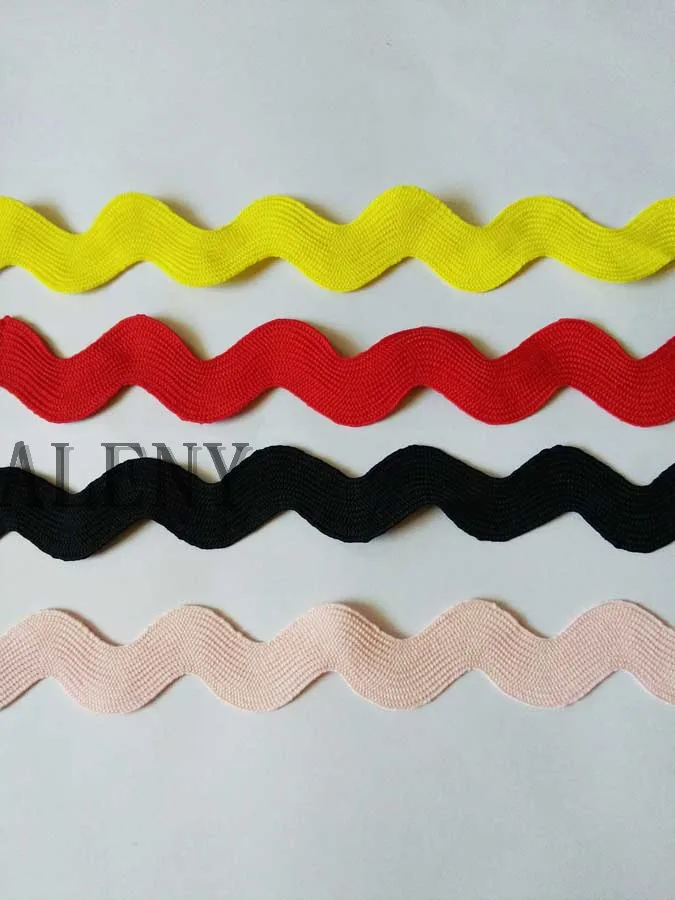 Ric Rac Zig Zag Ribbons 25mm Width Color Choice 1 yard/lot For Craft Making