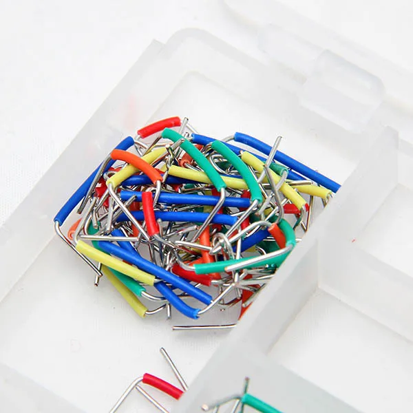 Горячая 140 шт U форма пайки макет перемычка Кабель провода комплект для Arduino Щит для raspberry pi Прямая поставка