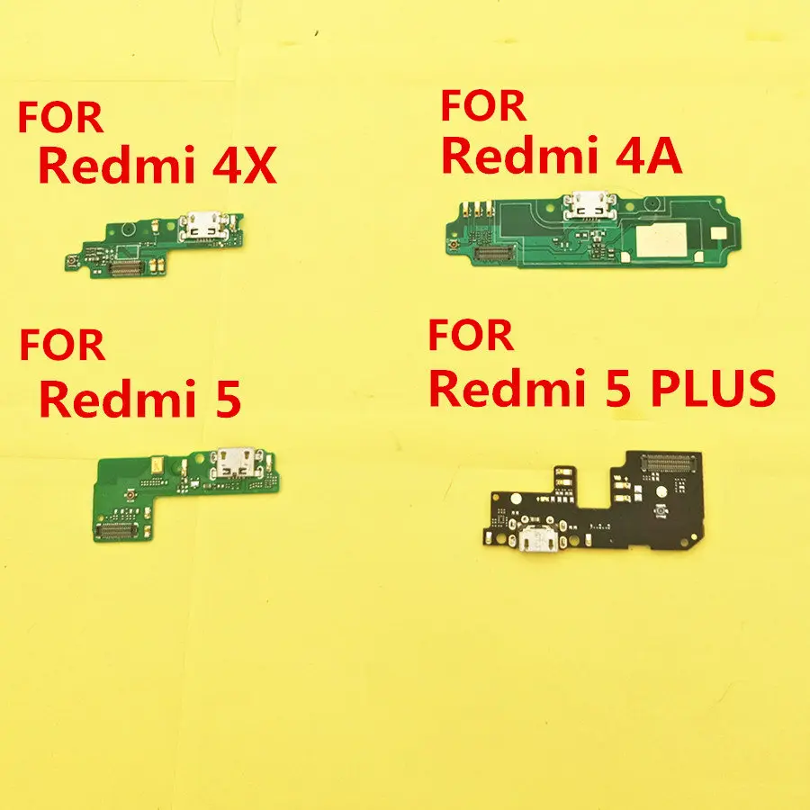 For Xiaomi Redmi 5 Plus NOTE5A NOTE 3 4X 4A USB Charging Port Dock Plug Jack Connector Charge Board Flex Cable