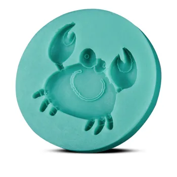 

Crab Shape Chocolate Candy 3D Silicone Mould Cake Tools Soap Mold Sugar Craft Cake Decoration D378