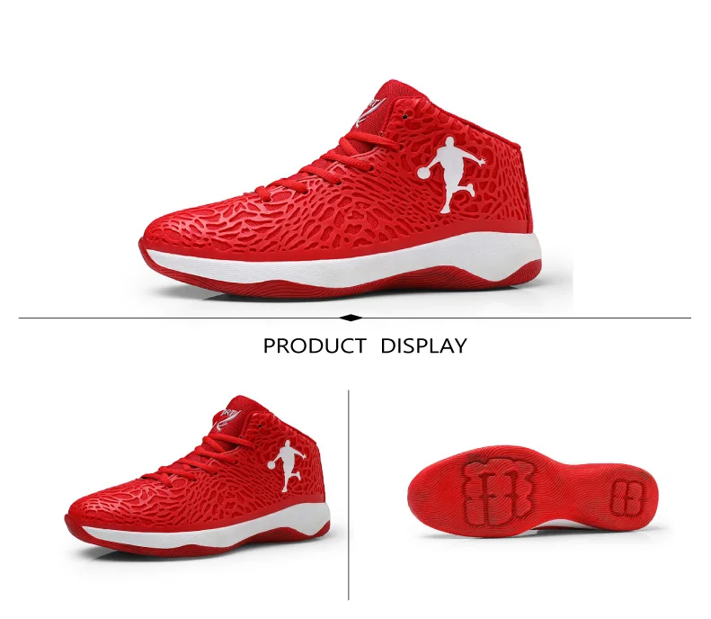 Man Light Jordan Basketball Shoes Breathable Anti-slip Basketball Sneakers Men Lace-up Sports Gym Ankle Boots Shoes Basket Homme (9)