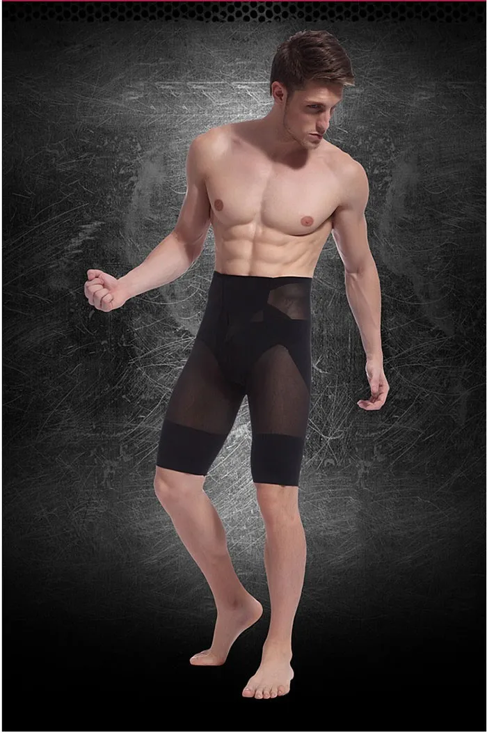 Новое мужское средство для похудения модные Формирующие брюки фитнес брюки Корректирующее белье для мужчин M/L оптом MP339