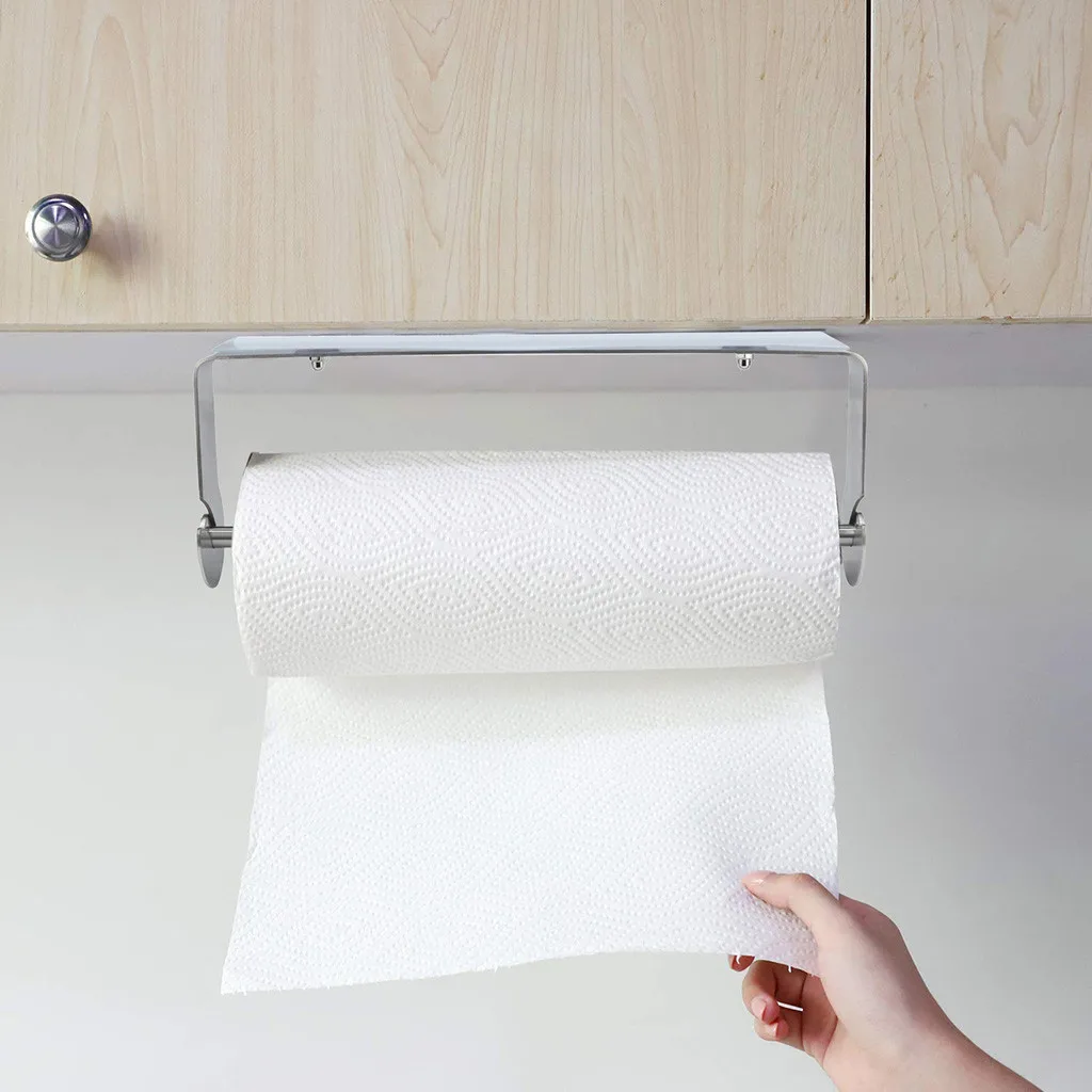 Бумажная стойка для кухни ванной комнаты чертёжный шкаф под резиновый держатель для бумажных полотенец из нержавеющей стали Паста настенный подвесной L719