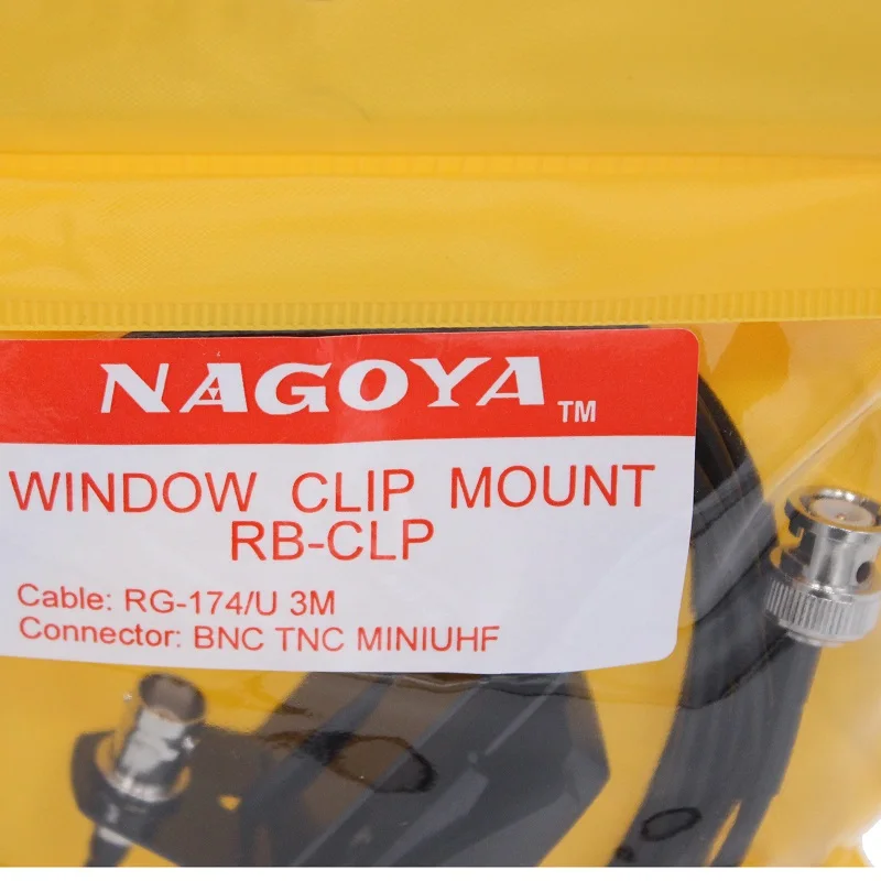 100% оригинал NAGOYA RB CLP зажим для окна крепление RG 174/U 3 м Кабель BNC Разъем Кронштейн