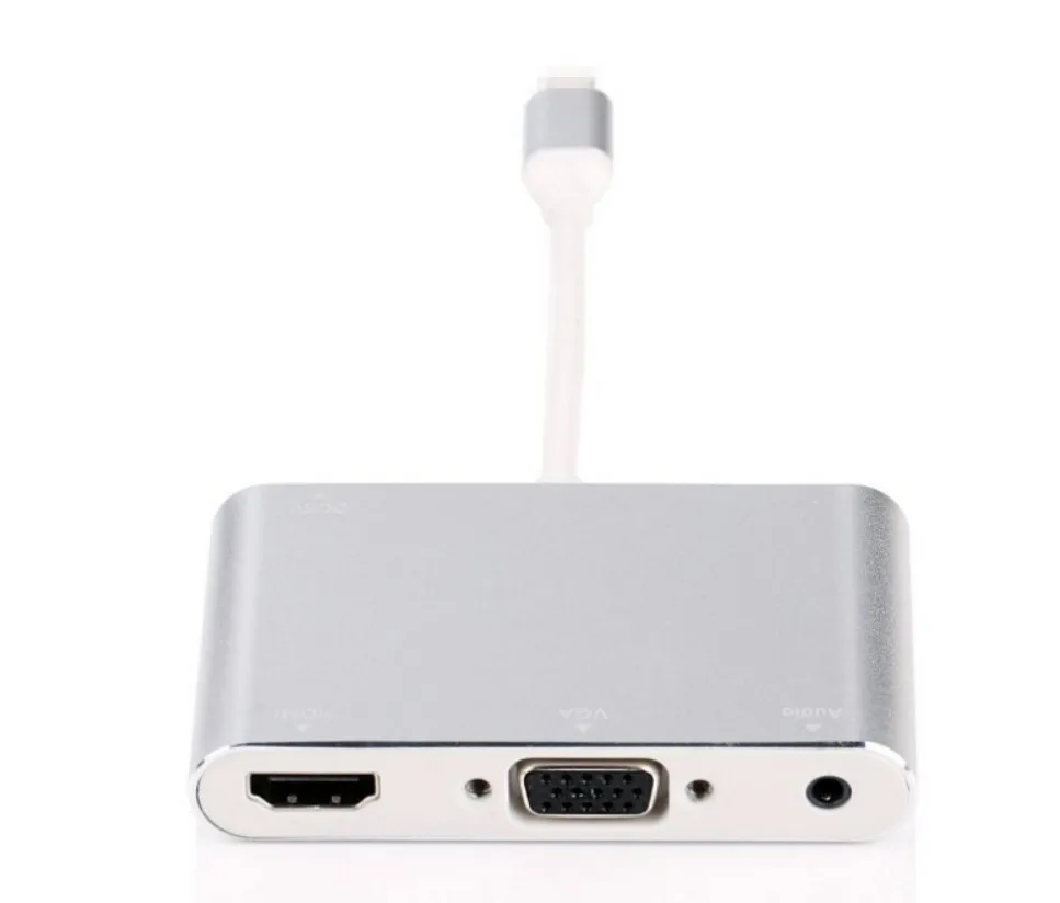HDMI To VGA Cable For iPhone To HDMI VGA Audio TV AV Adapter Cable For