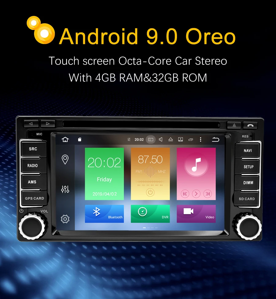 Perfect Android 9.0 Car Radio DVD Player GPS Navigation Multimedia For Subaru Forester 2008 2009 2010 2011 2012 2013 Auto Stereo 1