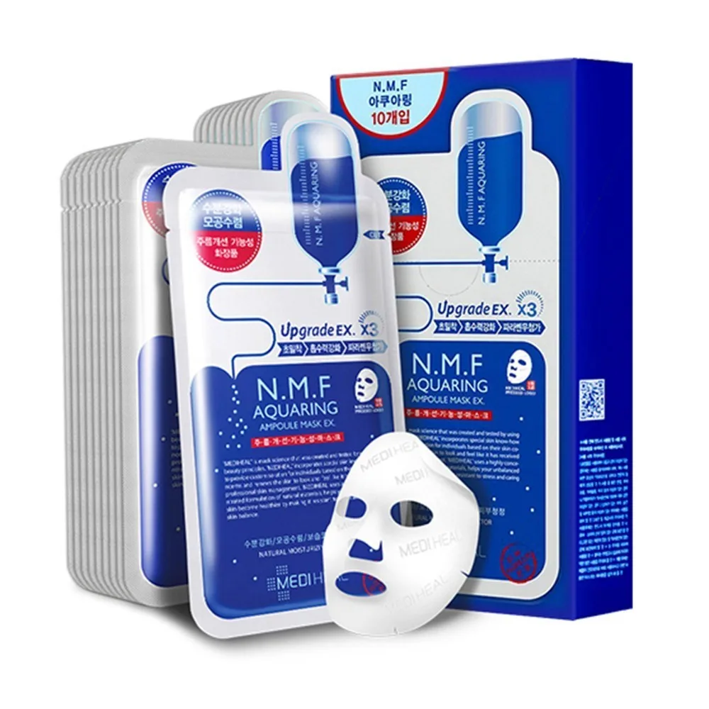 1 шт., Mediheal, увлажняющая Корейская маска для лица, листы для лица, питательная подтяжка, укрепляющая подтяжка, масло, вода, сбалансированная, для женщин, уход за кожей