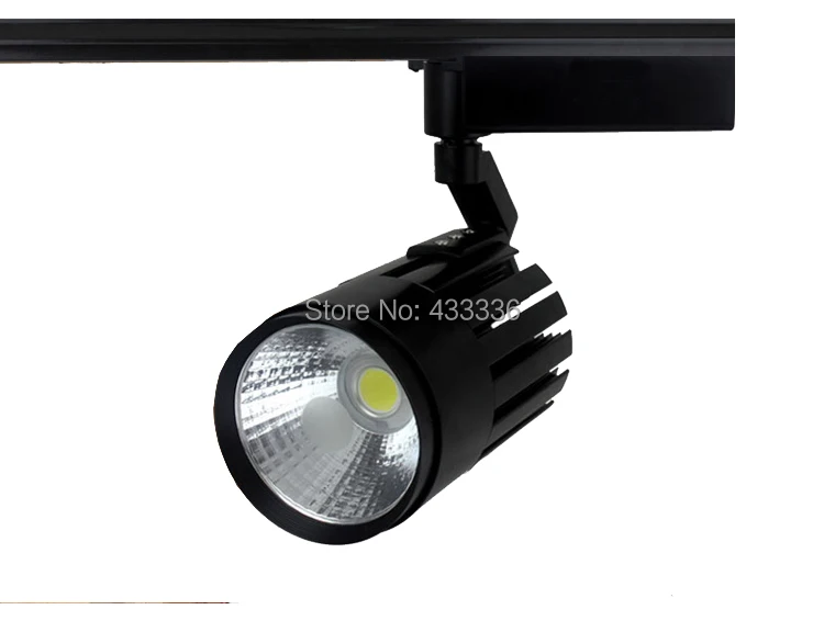 Светодиодный фонарь 20 Вт Bridgelux rail Light 110 в 120 в 130 в 220 в 230 в 240 В трек прожектор светодиодный место на рельсе свет лампы