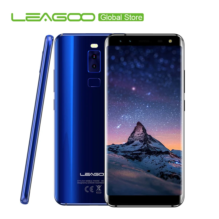 Leagoo S8 18:9 дисплей 5,7 ''HD MT6750T Восьмиядерный Android 7,0 3 ГБ ОЗУ 32 Гб ПЗУ отпечаток пальца 13 МП 4 камеры мобильный телефон