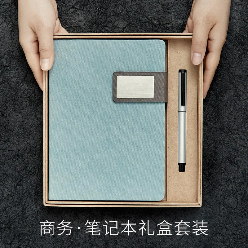

XISAY Thick Leather Notebook A5 Business Notebook Office Gift Business Meeting Souvenir 1PCS