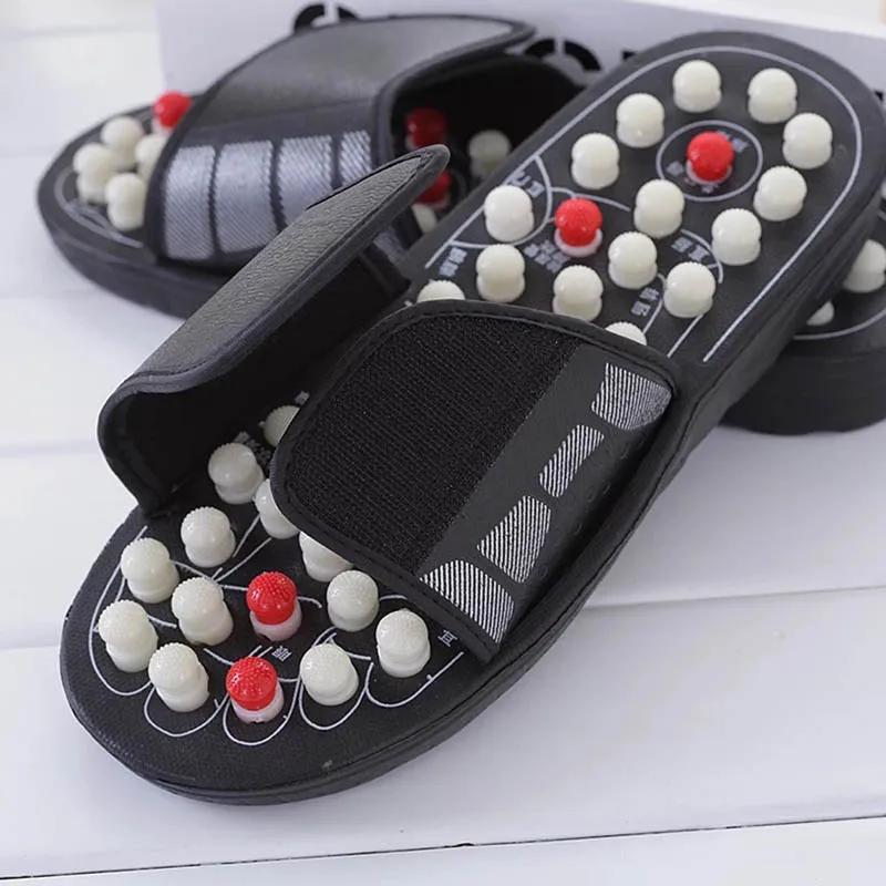 Foot Massage Slippers Acupuncture Therapy Massager Shoes For Foot Acupoint Activating Reflexology Feet Care Massageador Sandal
