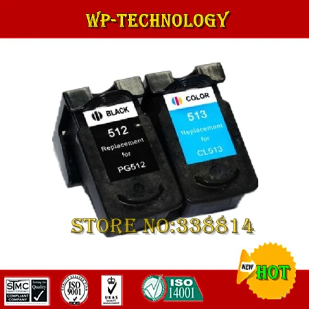 

PG512  Cl513 , pg-512 cl-513 Remanufactured ink cartridge suit for MP240,MP245,MP230,MP268,MP272,MP276,MP480 ,Full ink