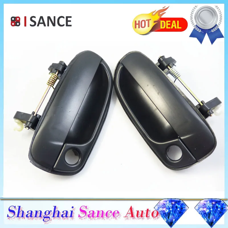 ISANCE Black Outside Door Handle Front Left Right 82650