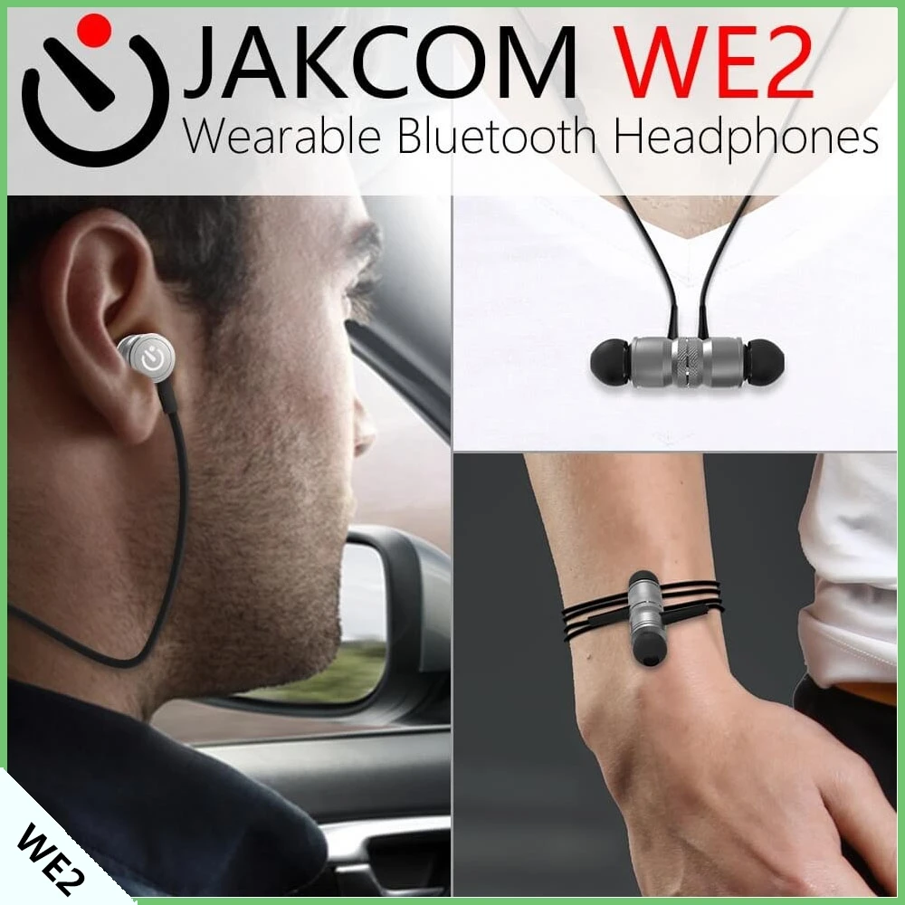 

JAKCOM WE2 Smart Wearable Earphone Hot sale in Wristbands like montre mk I5 Plus Fitness Watch