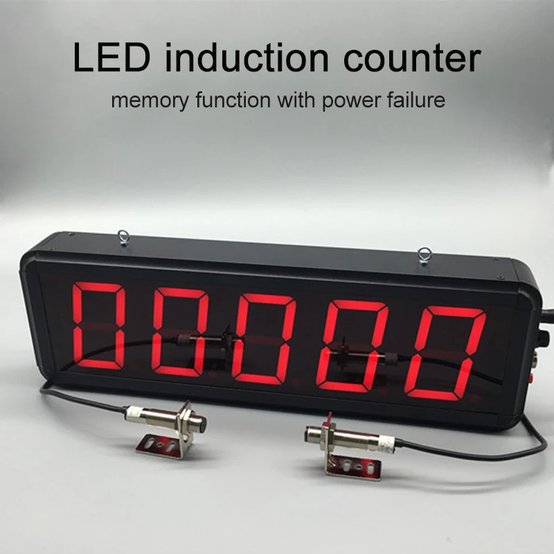 

LED Large Screen Counter Conveyor Belt Loading Point Counting Machine Industrial Digital Display Infrared Induction Pipeline