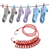 Stretchy Clothesline With 12 Clamp Hooks 1