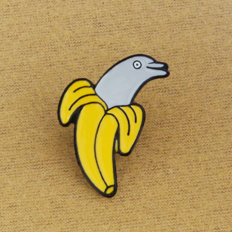 Banana Pin Enamel Pins Lapel Pins Badges Brooches Kids Friends Funny