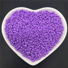 Contas de semente de vidro checo 2mm 3mm 4mm, leve, charme roxo, jóias para fazer pulseira, colar, acessórios