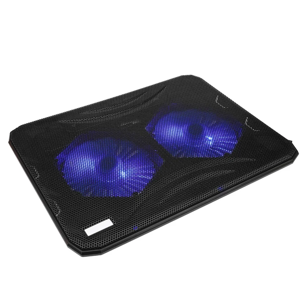 USB Laptop Cooler Base 2 Mute Fans for MacBook Lenovo Dell USB Laptop Cooler Base 2 Mute Fans for MacBook Lenovo Dell