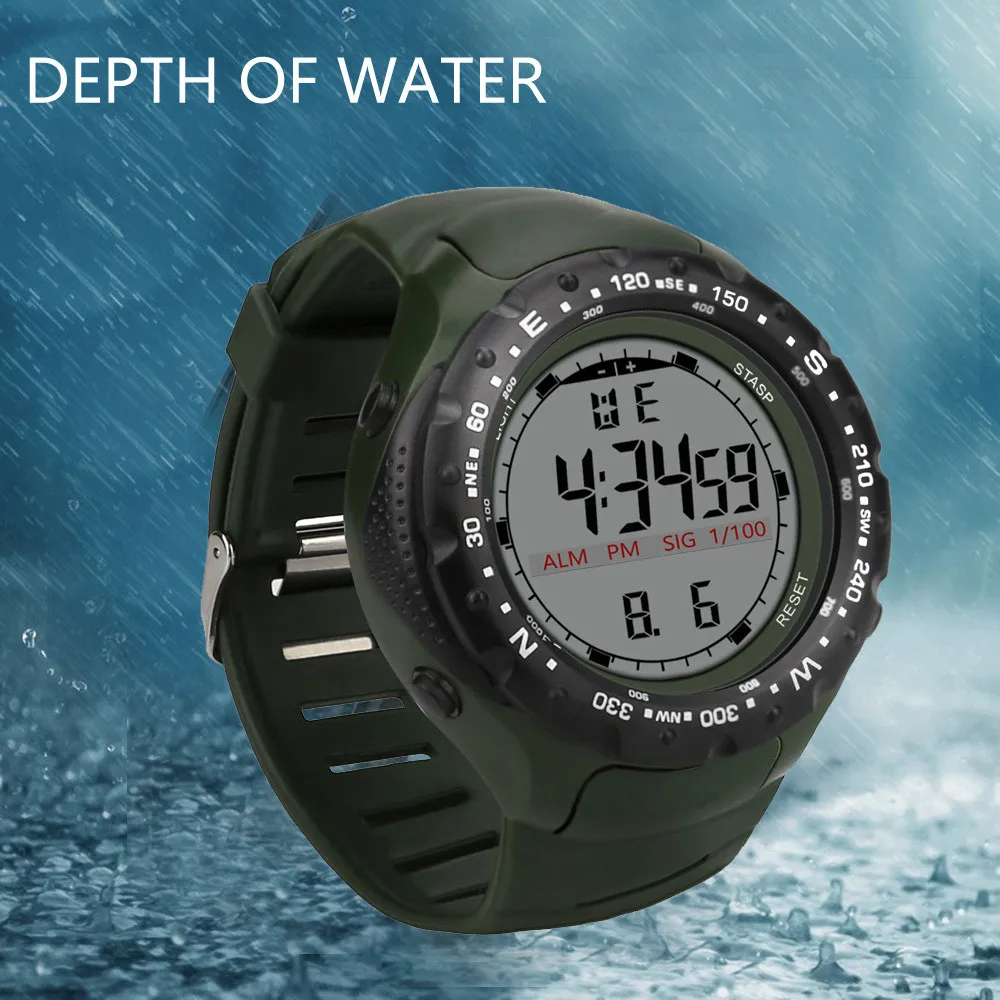 

Zerotime #501 2019 NEW Sport Wristwatch Men Analog Digital Military Sport LED Waterproof Wrist Watch Luxury daily Free Shipping
