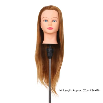 

Hairdressing Training Mannequin Head Hair Salon Training Doll Head Cosmetology Mannequin Hairdressing Hair Styling Practice Head