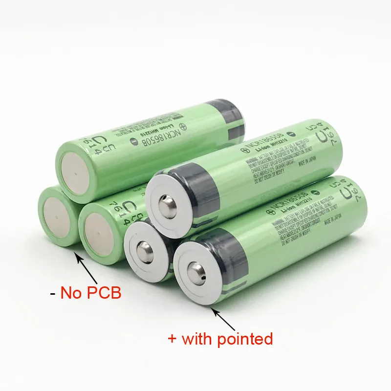 

18650 battery New Original 18650 3.7 v 3400 mah Lithium Rechargeable Battery NCR18650B with Pointed(No PCB) 18650 3400mah ma9