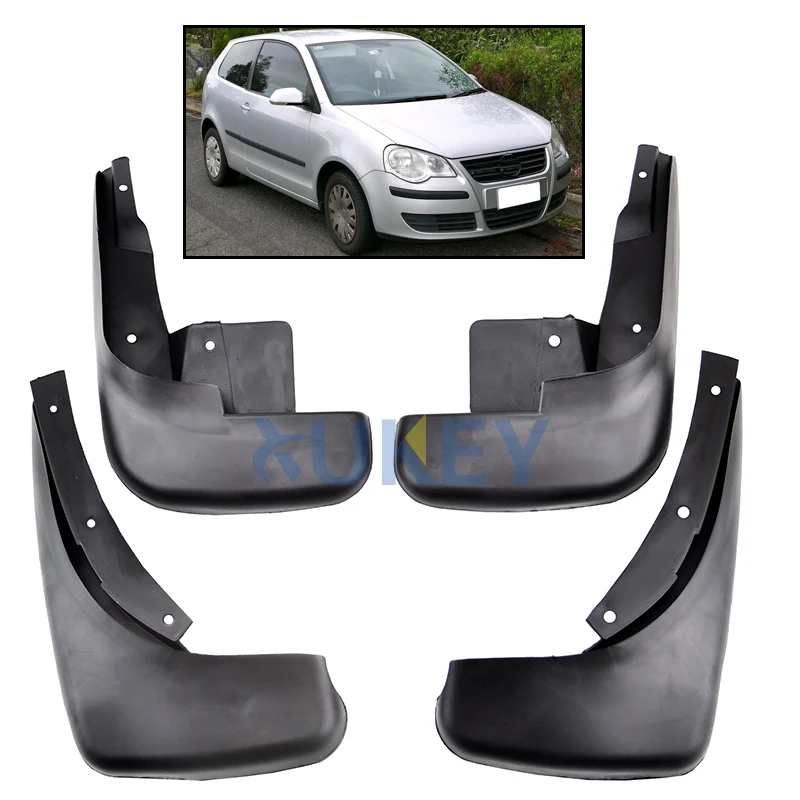 Брызговики для Volkswagen VW Polo Mk4 9N3 2005 2009 брызговики литья под давлением передних и