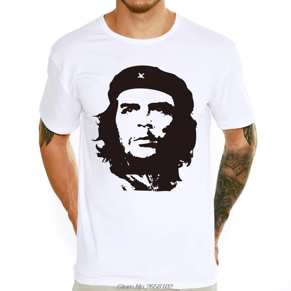 

Che Guevara Printed Men's Popular T Shirt Summer Hipster Tops Cool Boys Short Sleeve Tees Casual T-shirt Harajuku Streetwear