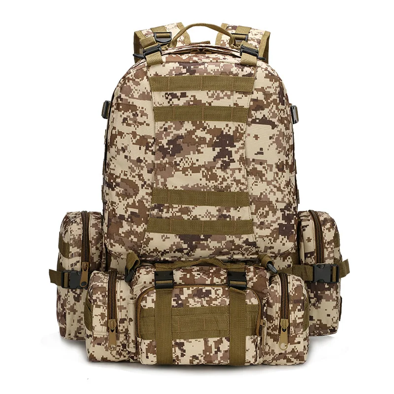 

Multi-function 3p Waterproof Backpack Camouflage Tactical 50l Men Designer Backpack Laptop Waterproof Men Shoulder Bag