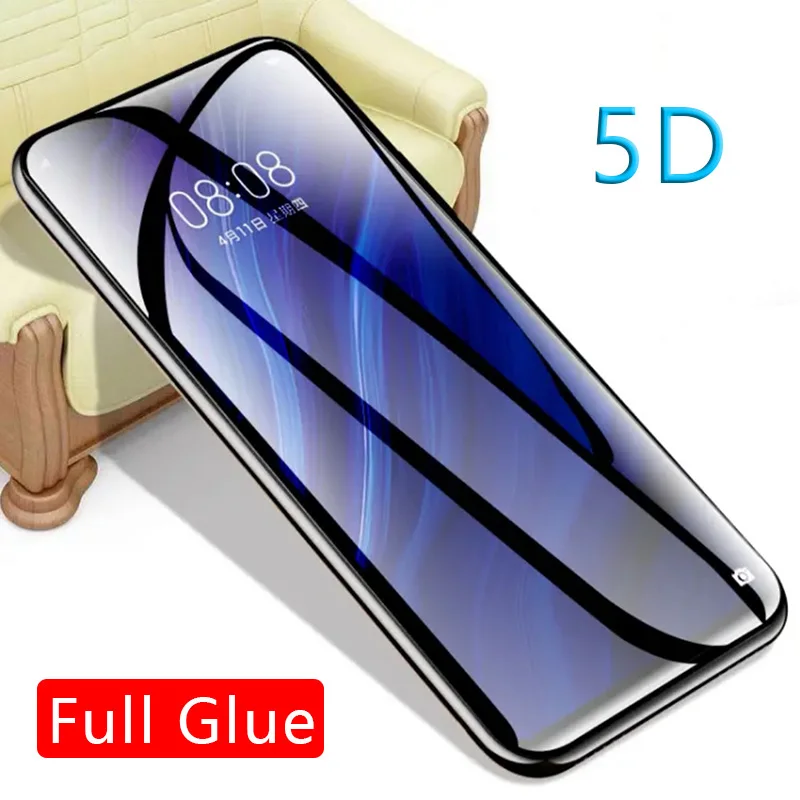 Закаленное стекло 5d с полной проклейкой для huawei p30 lite Защитное экрана телефона