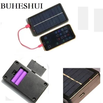

BUHESHUI 1W 2W Solar Panel Charger With Base For AA 2xAA 2XAAA 18650 Battery Rechargeable Charging Directly Mobile Phone Charger
